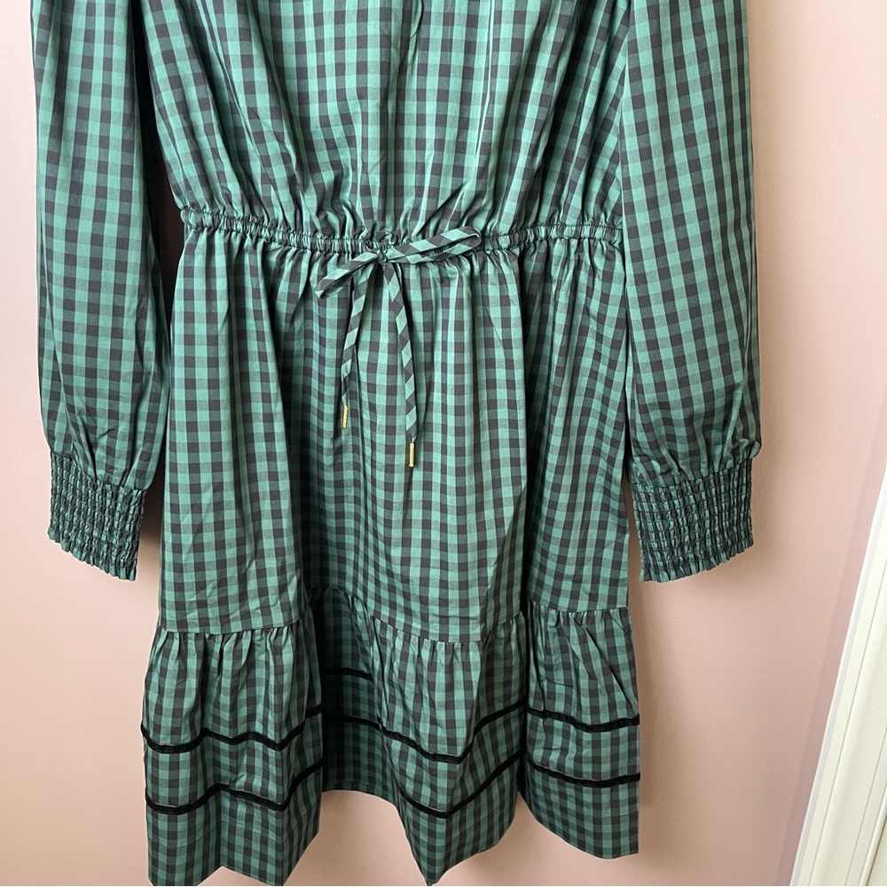 Draper James Green Checkered Dress - Picture 7 of 11